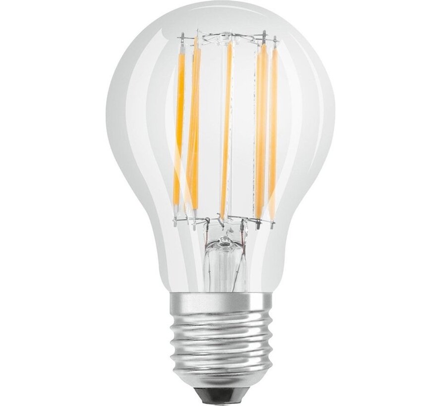 OSRAM 4058075124707 Lampe LED Label énergie D (A - G) E27 Pear 11 W = 100 W Blanc chaud (Ø x l) 60 mm x 105 mm 1 pièce(s)