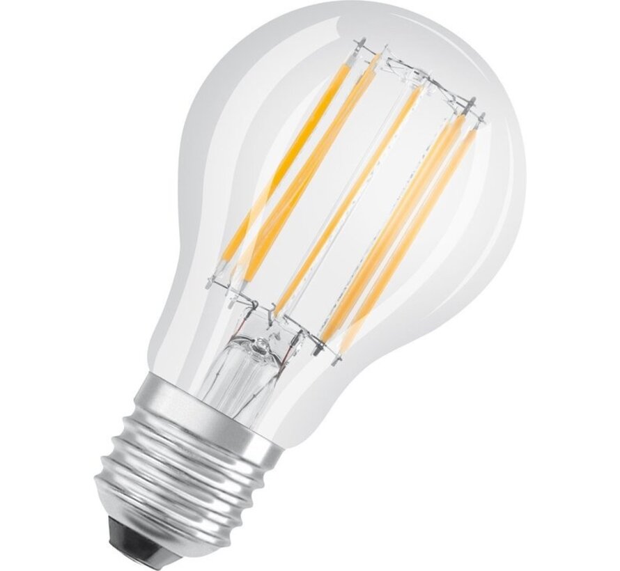 OSRAM 4058075124707 Lampe LED Label énergie D (A - G) E27 Pear 11 W = 100 W Blanc chaud (Ø x l) 60 mm x 105 mm 1 pièce(s)