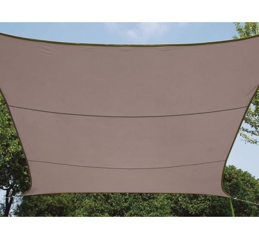 Toile d'ombrage - Rectangle - 2 x 3m - Taupe