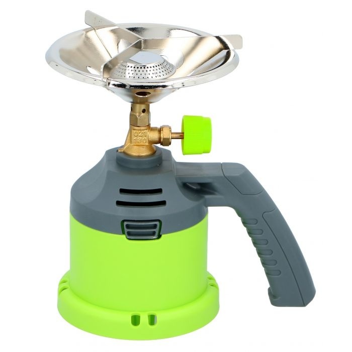 Brûleur de cuisson - Réchaud de camping, réchaud à gaz 1 brûleur pour le camping, les festivals ou les randonnées - 190g avec cartouches