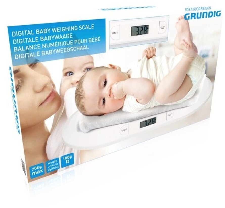 Pèse-bébé - Grundig - Digital - Max 20kg - Pèse-bébé - Bébé