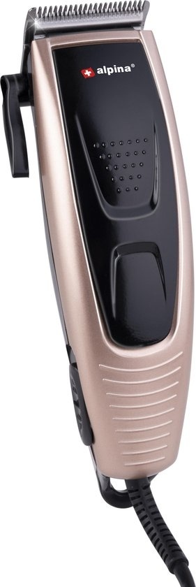alpina Set de tondeuses Tondeuse à cheveux - Tondeuse à barbe - 4 peignes - 8 accessoires