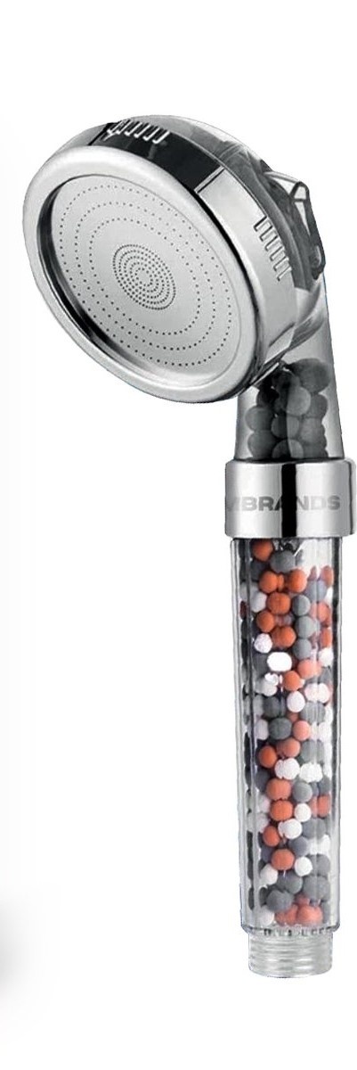 MM Brands Tête de douche ionique - Tête de douche à économie d'eau - Douchette à main haute pression avec filtre - Douche de pluie