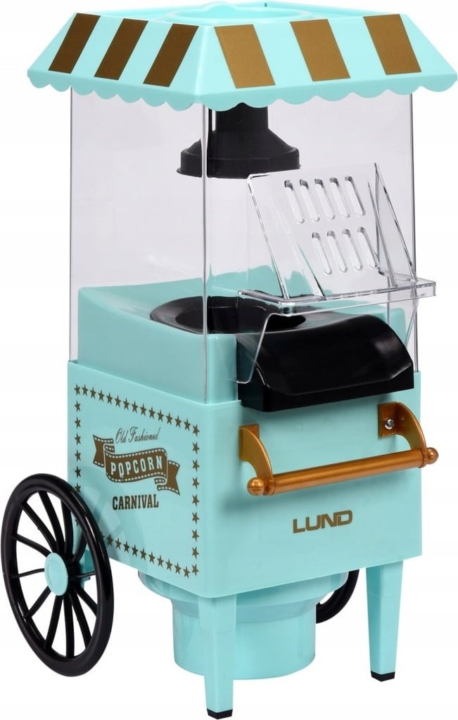 LUND Machine à Popcorn LUND - Prêt en 3 Minutes avec 1200W de Puissance
