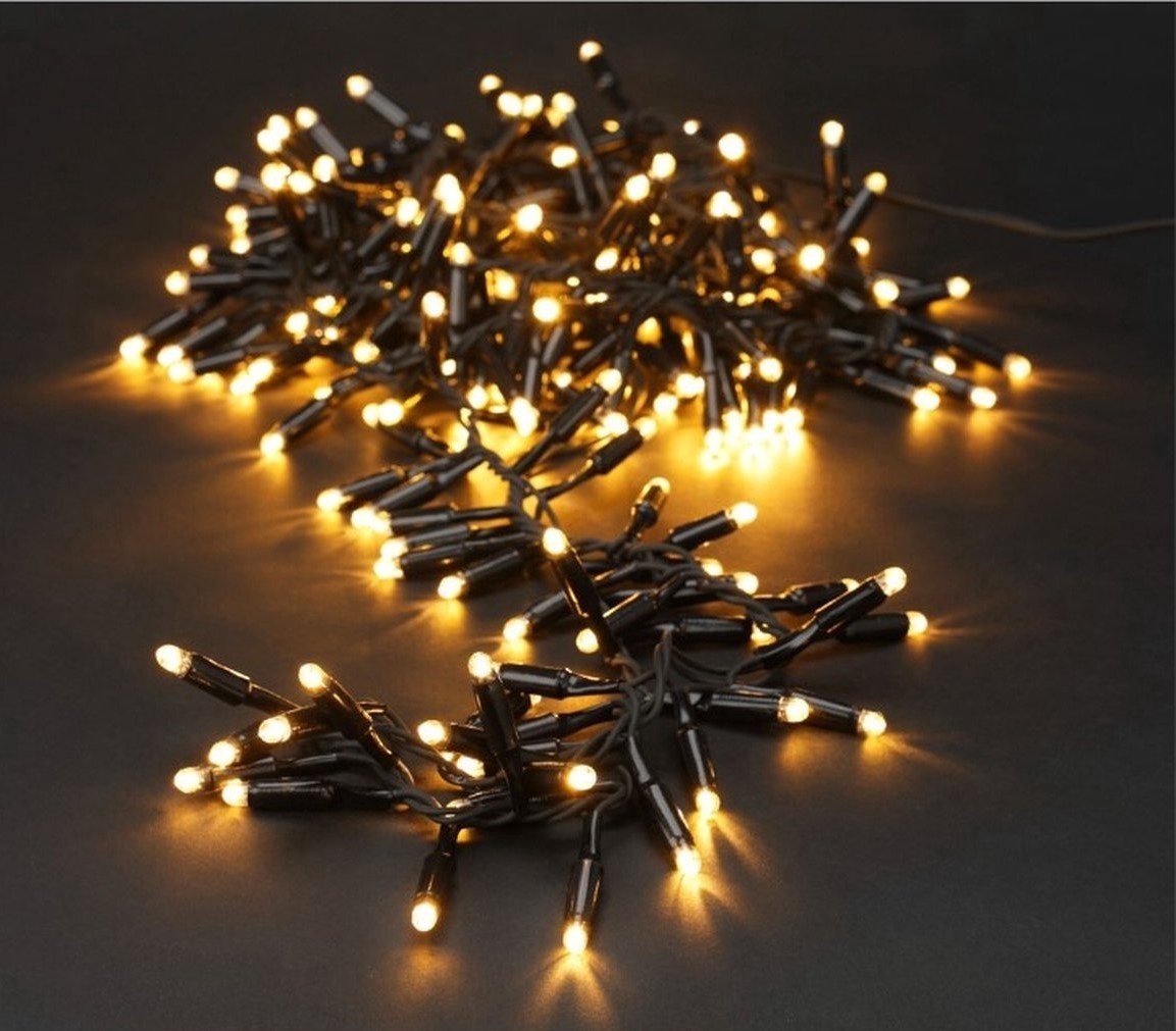 Cluster de lumières de Noël 200 Led - Extra Warm White