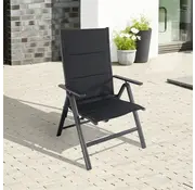 Generic Chaise pliante Greenmotion - 67x110x68 cm - Noir