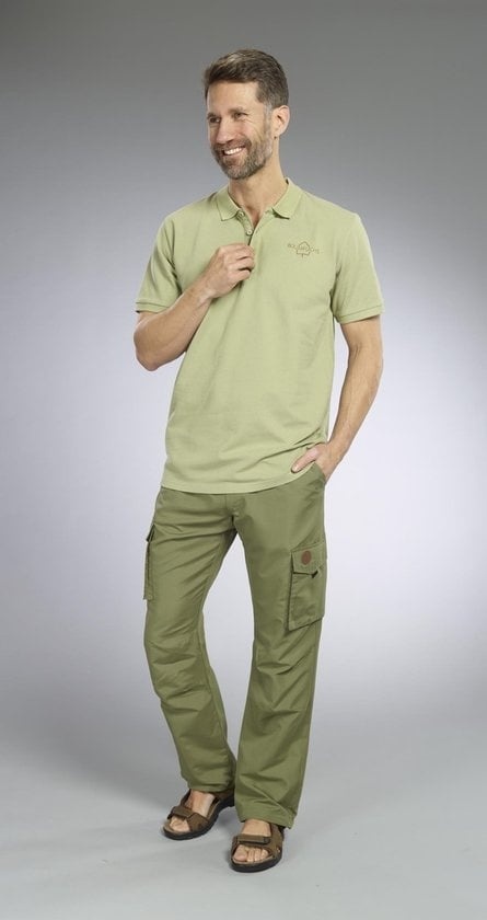 Pantalon de trekking Baumfuchs, couleur olive, taille M
