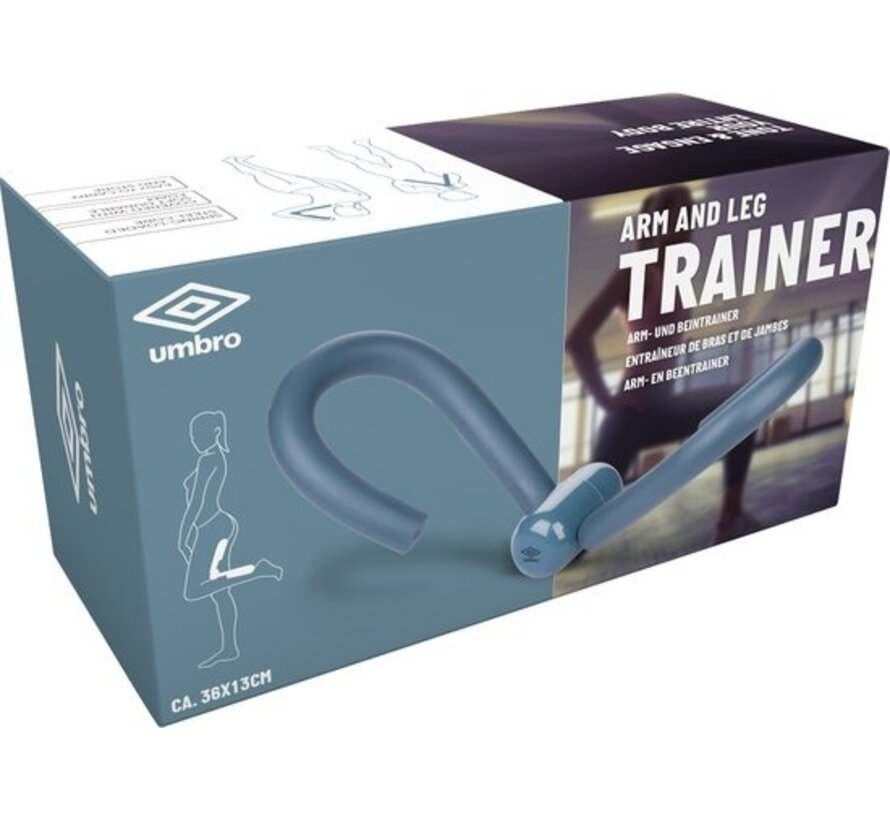 Umbro Leg Trainer - Thigh Trainer - Arm Trainer - Adductor Training - 36 x 13 CM - Fini avec de la mousse - Bleu