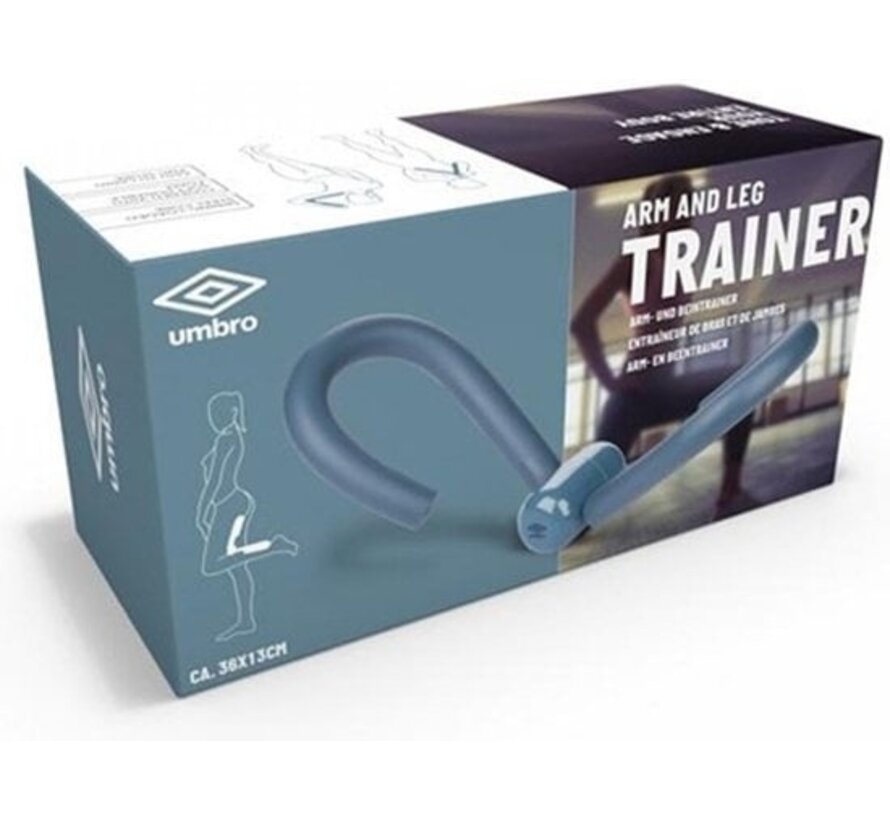 Umbro Leg Trainer - Thigh Trainer - Arm Trainer - Adductor Training - 36 x 13 CM - Fini avec de la mousse - Bleu