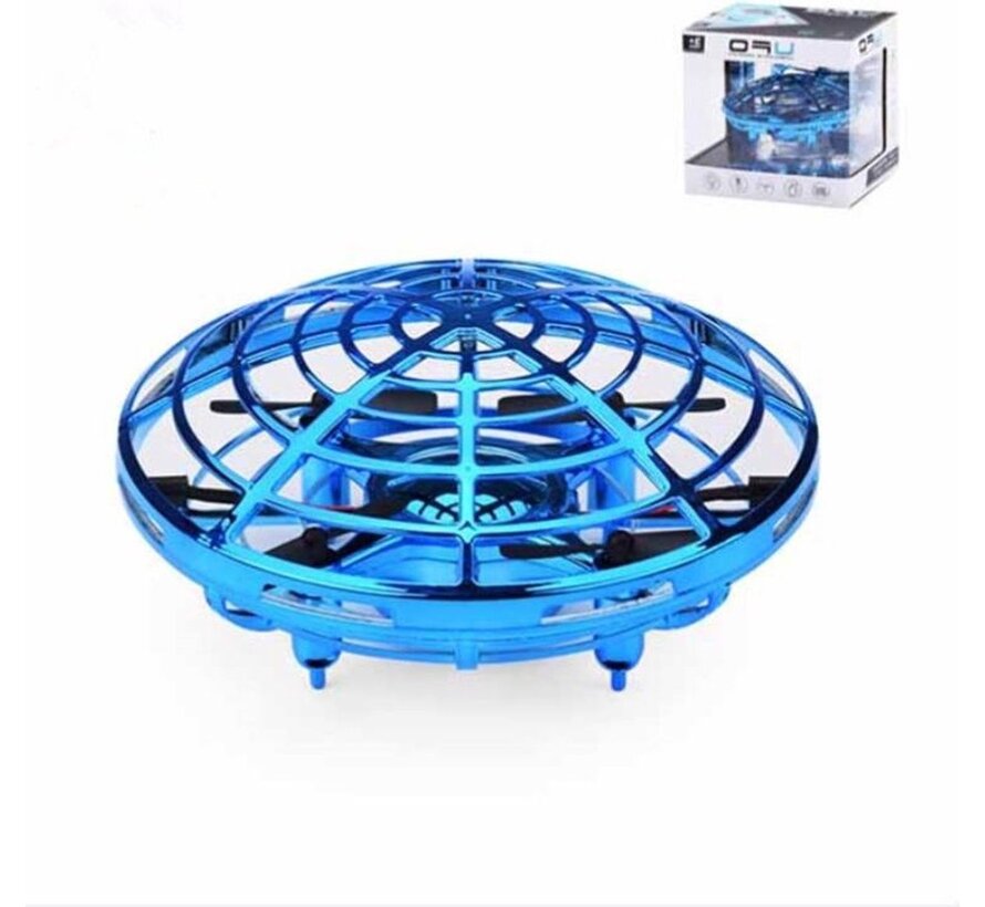 PuroTech Official - Mini Drone - Capteur anti-collision - Cadeau pour enfants - Ovni flottant - 4 hélices - Rechargeable par USB - Capteur infrarouge - Sûr - Protégé par une cage - Drone Ball - Pour les enfants - EB Store