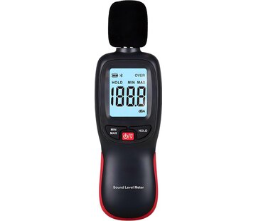 PuroTech PuroTech Noise Meter - Décibelmètre numérique - Ecran LCD - Bruit - 30 dB à 130 dB - Mesure professionnelle du bruit - Isolation phonique - Piles incluses