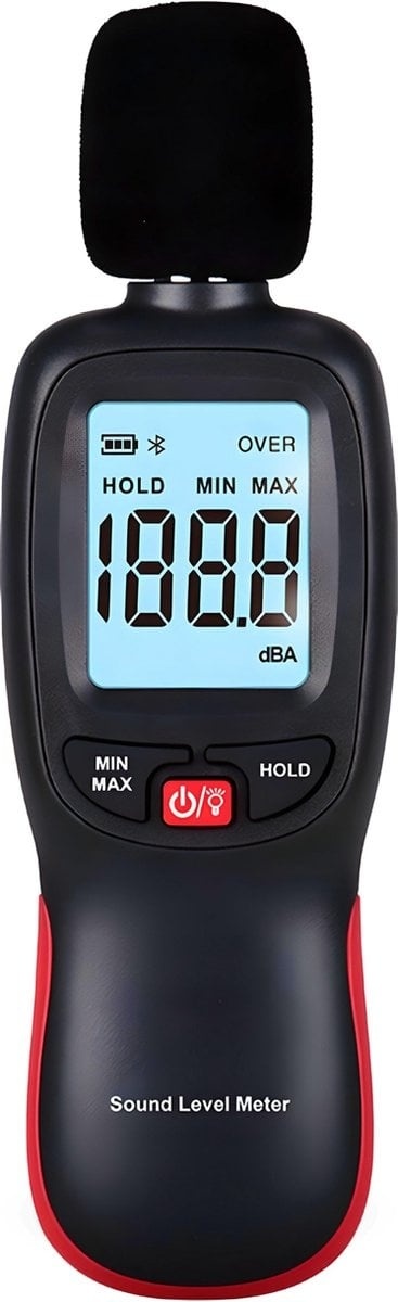 Décibelmètre numérique - PuroTech - Ecran LCD - Bruit - 30 dB à 130 dB - Mesure professionnelle du bruit - Isolation phonique - Piles incluses