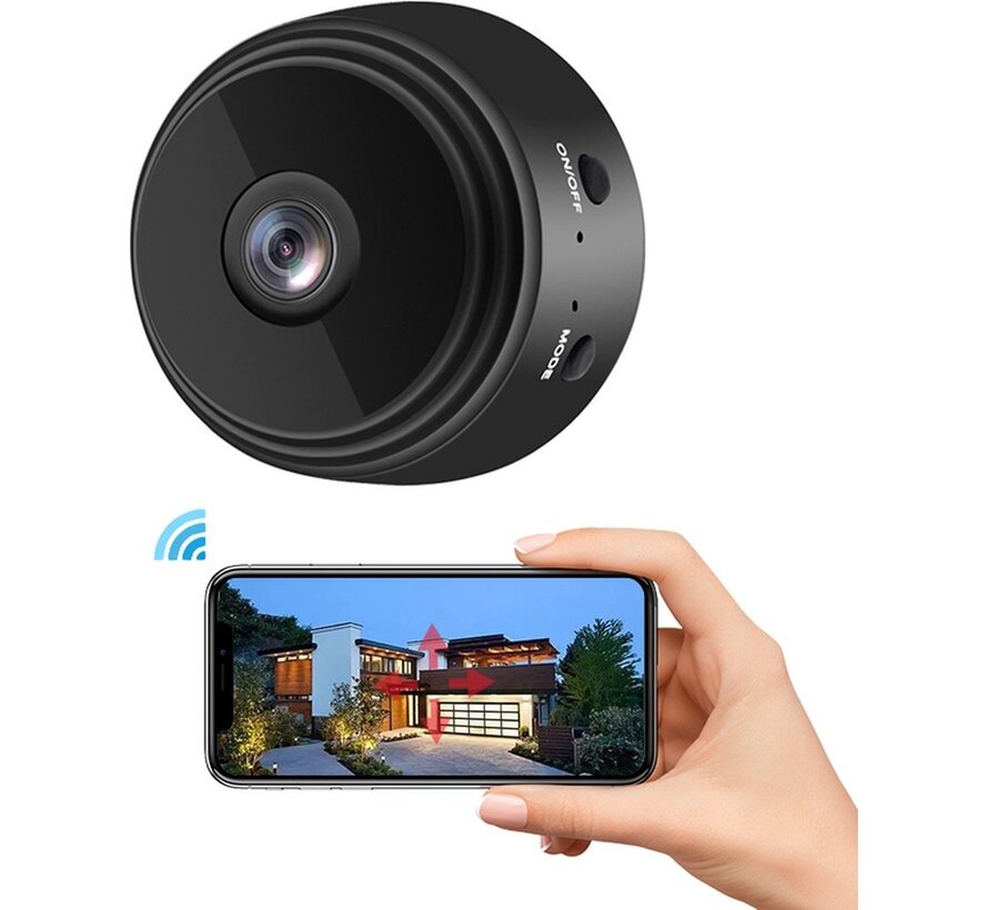 PuroTech - Smart Spy Camera 300mAh - Hidden Camera - Mini Camera - Spy Cam - WiFi 1080 HD - Incl. 32GB SD Card - Security Camera