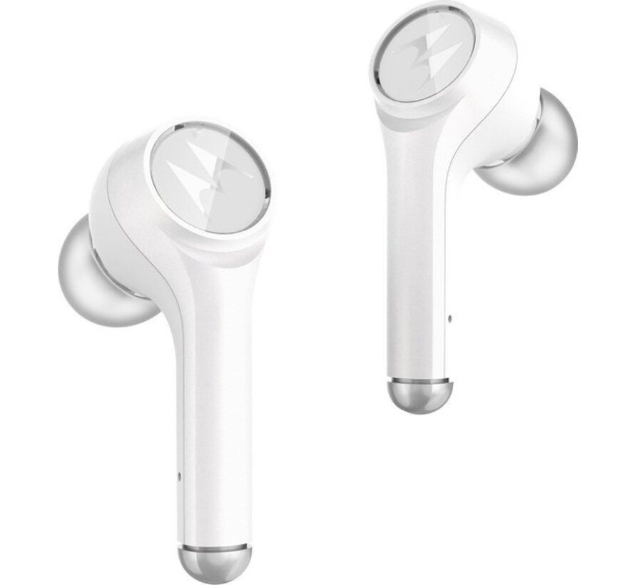 Motorola Earbuds Vervebuds 800 - sans fil - étanche - 18 heures d'autonomie - blanc