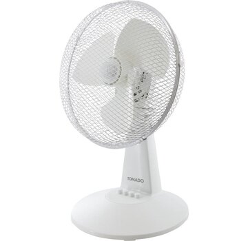 Tomado Tomado TFT3001W - Ventilateur de table - 45 cm de haut - 3 vitesses - Blanc