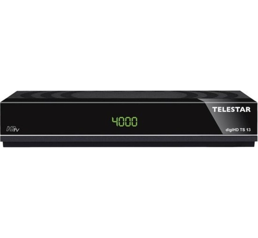 Telestar digiHD TS 13 Récepteur satellite HD Fonction d'enregistrement, Convient pour un câble unique Nombre de tuners : 1