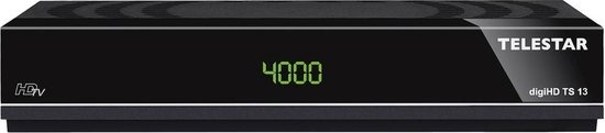 Telestar digiHD TS 13 Récepteur satellite HD Fonction d'enregistrement, Convient pour un câble unique Nombre de tuners : 1