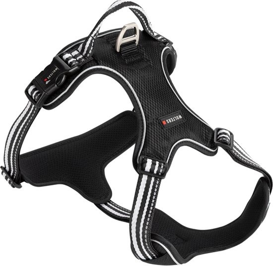 Harnais pour chien Wolters Active Pro, Taille 2 : 45-52.5cm argent/noir