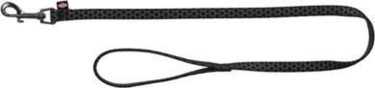 Laisse pour chien Trixie night reflect noir (100X1.5 CM)
