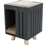 Trixie Trixie Be Nordic Cat house Alva Anthracite/Sand 36X36X51 CM