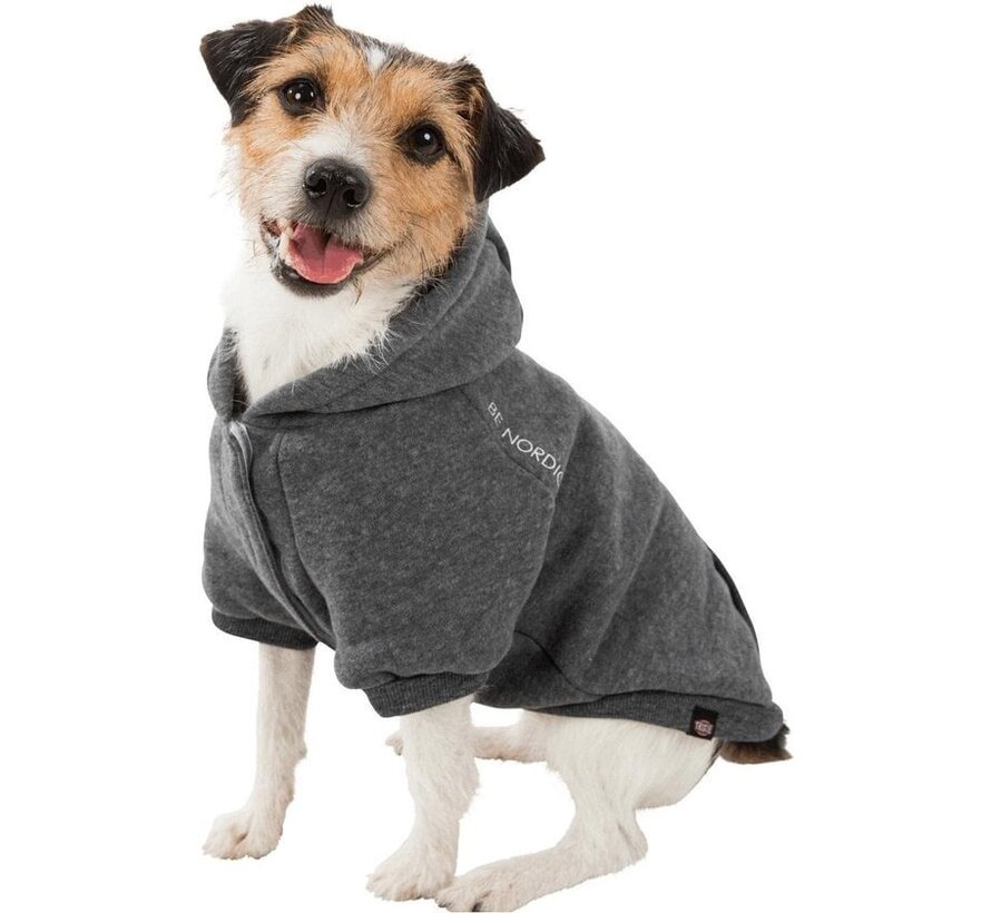 Trixie Be Nordic Dog Sweater Hoodie Flensburg Grey
