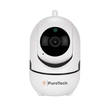 PuroTech Caméra de sécurité - Caméra IP pour animaux - Audio bidirectionnelle - Détection de mouvement et de son - Vision nocturne - Sans fil - Caméra pour chiens - Stockage dans le nuage ou l'application