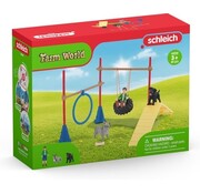 Schleich schleich FARM WORLD - Dog Fun - Set de jouets - Jouets d'enfants pour Garçons et Filles - 3 à 8 ans - 18 pièces