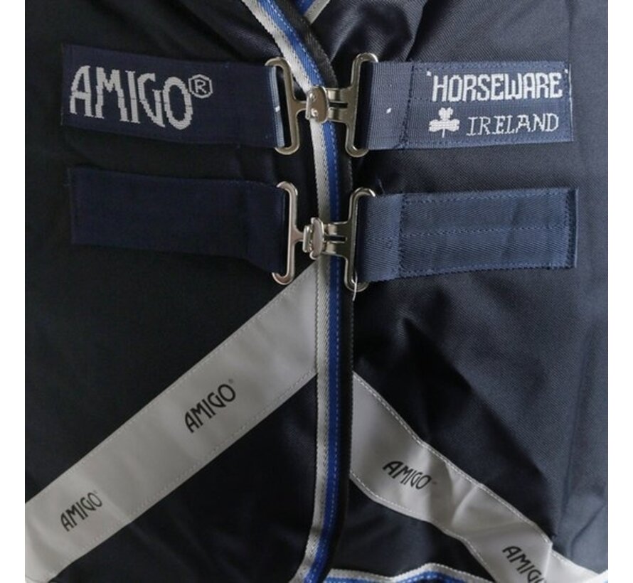 Couverture Horseware Amigo Bravo 250gr Bleu foncé - 125