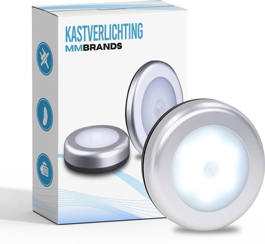 Veilleuse MM Brands - Éclairage d'armoire - LED - avec détecteur de mouvement - sans fil