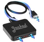 Jacked Répartiteur HDMI 2 voies 1 entrée 2 sorties ou 2 entrées 1 sortie - Commutateur HDMI 4K