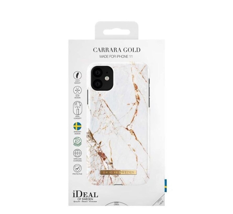 iDeal of Sweden Fashion Backcover/Étui protecteur pour iPhone 11 - Carrara Gold