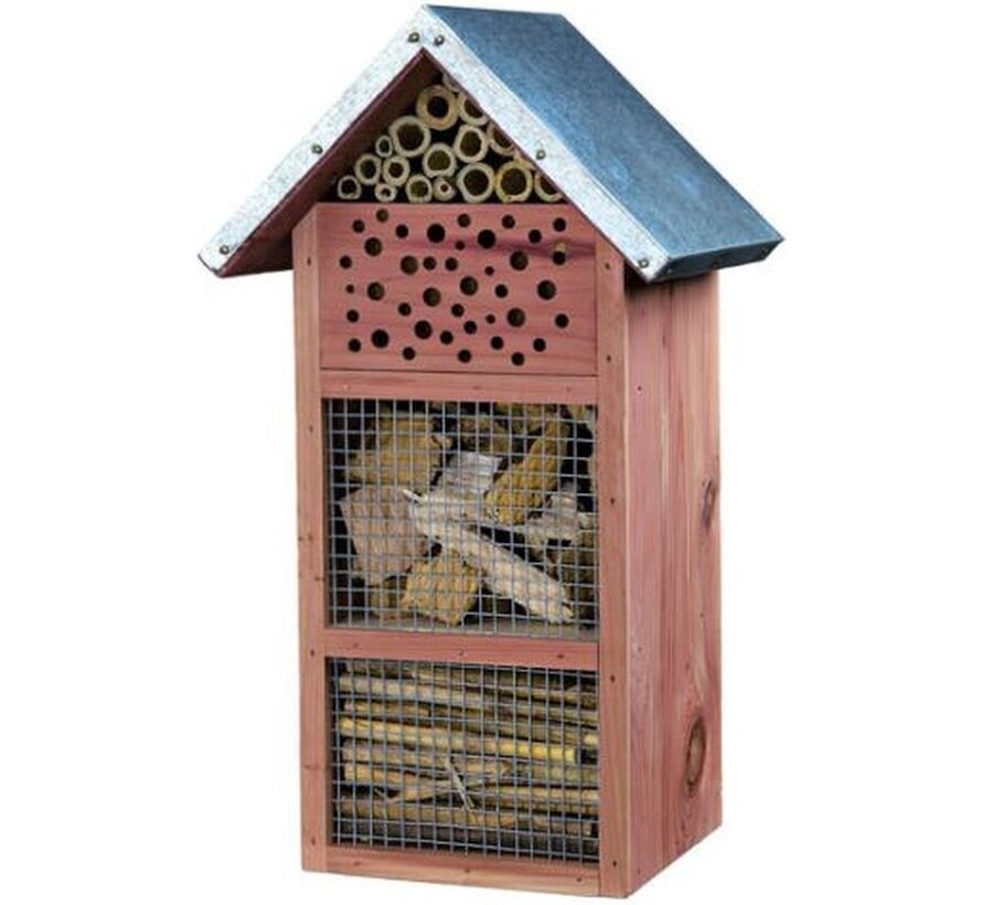 maison à insectes  Trixie Natural Living - papillons - abeille - - 35X9X50 CM