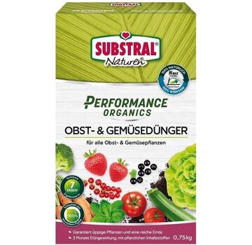 Substral Naturen Substral Naturen Evergreen engrais biologique et organique pour fruits et légumes 750g