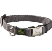 Hunter Collier Hunter Click Alu Nylon Soft Grey - Collier pour chien - 45-65x2.5 cm