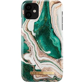 iDeal of Sweden Apple iPhone 11 Fashion Case Golden Jade Marble