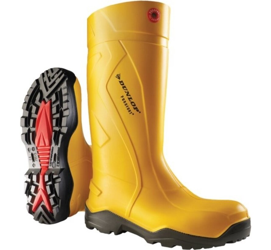 Dunlop C762241 S5 Purofort+ Yellow Heat Boots Unisexe