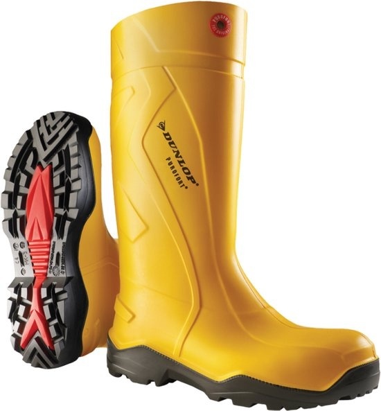 Dunlop C762241 S5 Purofort+ Yellow Heat Boots Unisexe