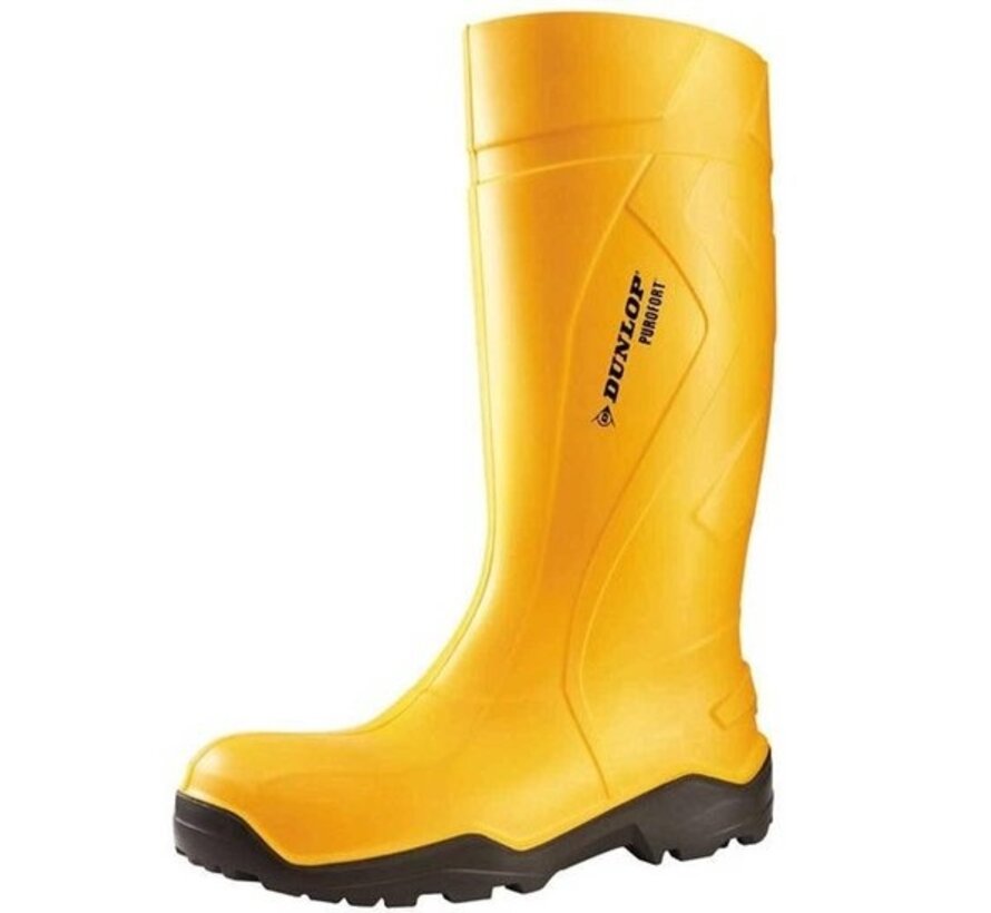 Dunlop C762241 S5 Purofort+ Yellow Heat Boots Unisexe