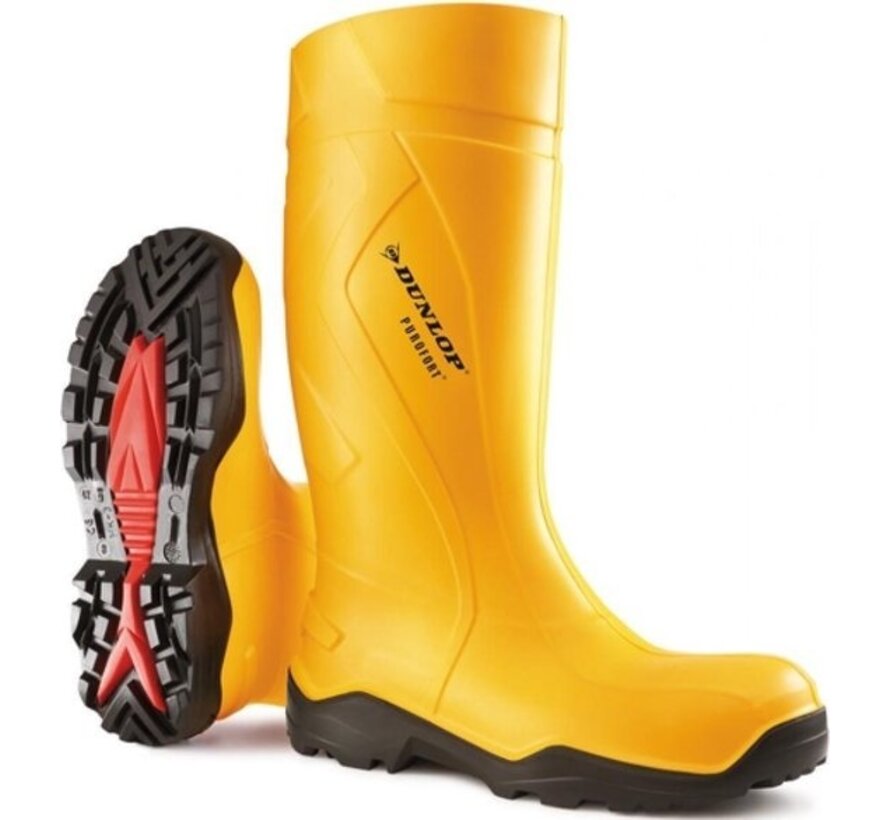 Dunlop C762241 S5 Purofort+ Yellow Heat Boots Unisexe