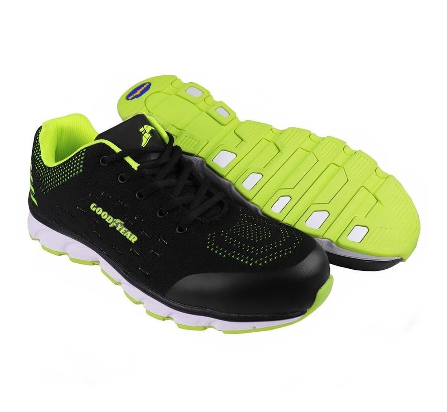 Goodyear Safety Shoe S1P noir/vert Taille 42