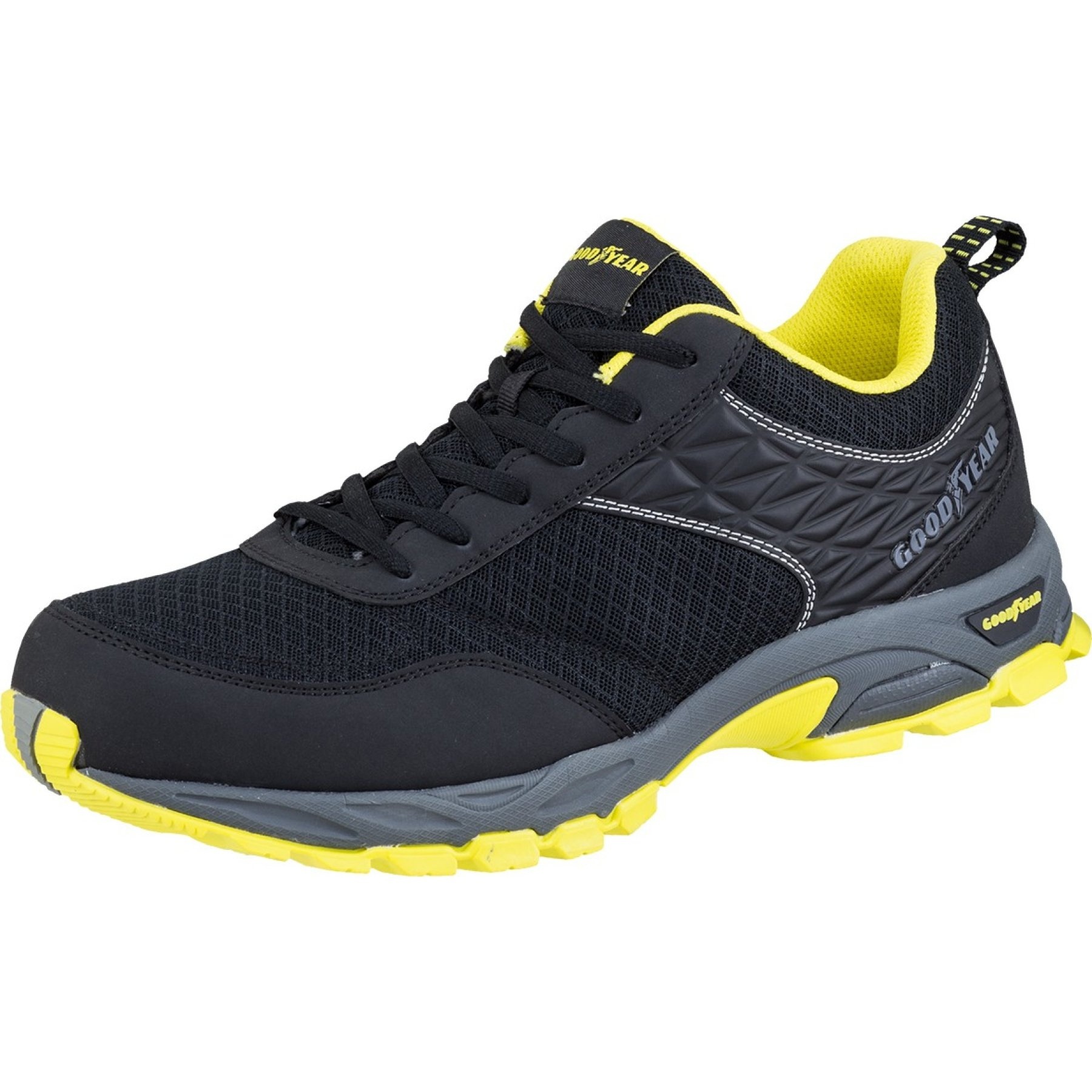 Chaussure de sécurité Goodyear S1P noir/jaune Taille 46