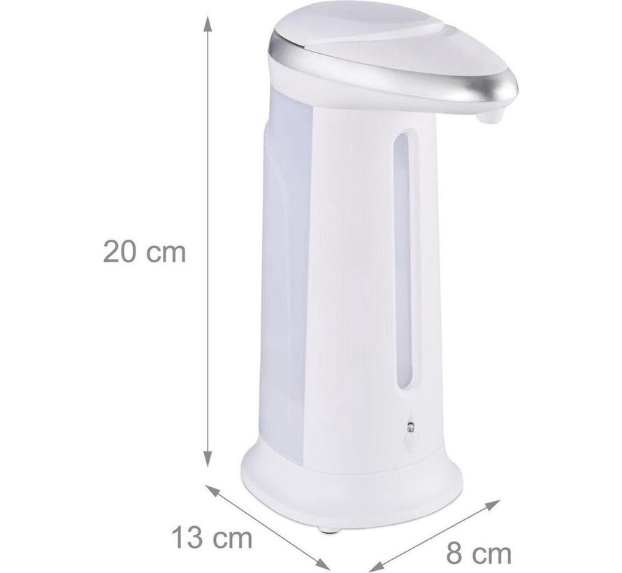 Distributeur de savon avec capteur 330 ml - pompe à savon automatique avec capteur de contrôle infrarouge
