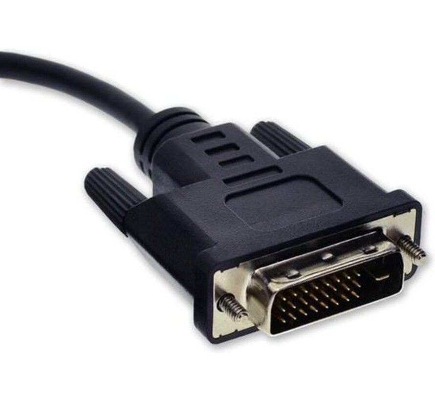 Adaptateur DVI vers VGA - Connecteur DVI-D vers VGA - Dual Link - 1080p Full HD - pour écran d'ordinateur/TV