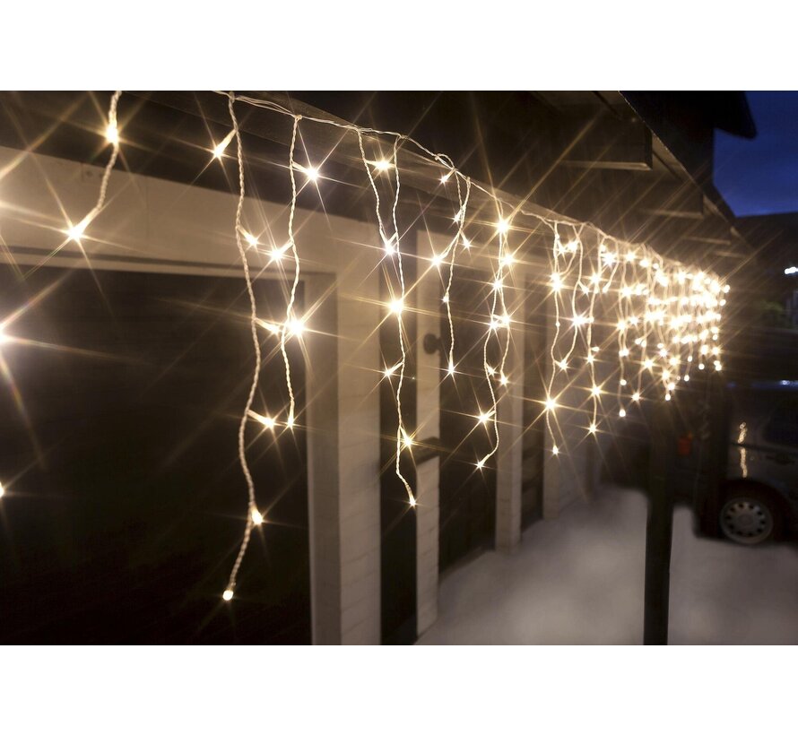 STAR TRADING Chaîne lumineuse pluie de glace avec 240 LED blanc froid, 6 mètres