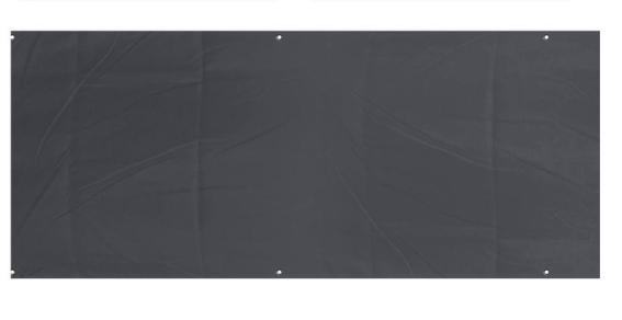 Ambiance Balcony Screen - 445 x 76 cm - Gris - Polyester