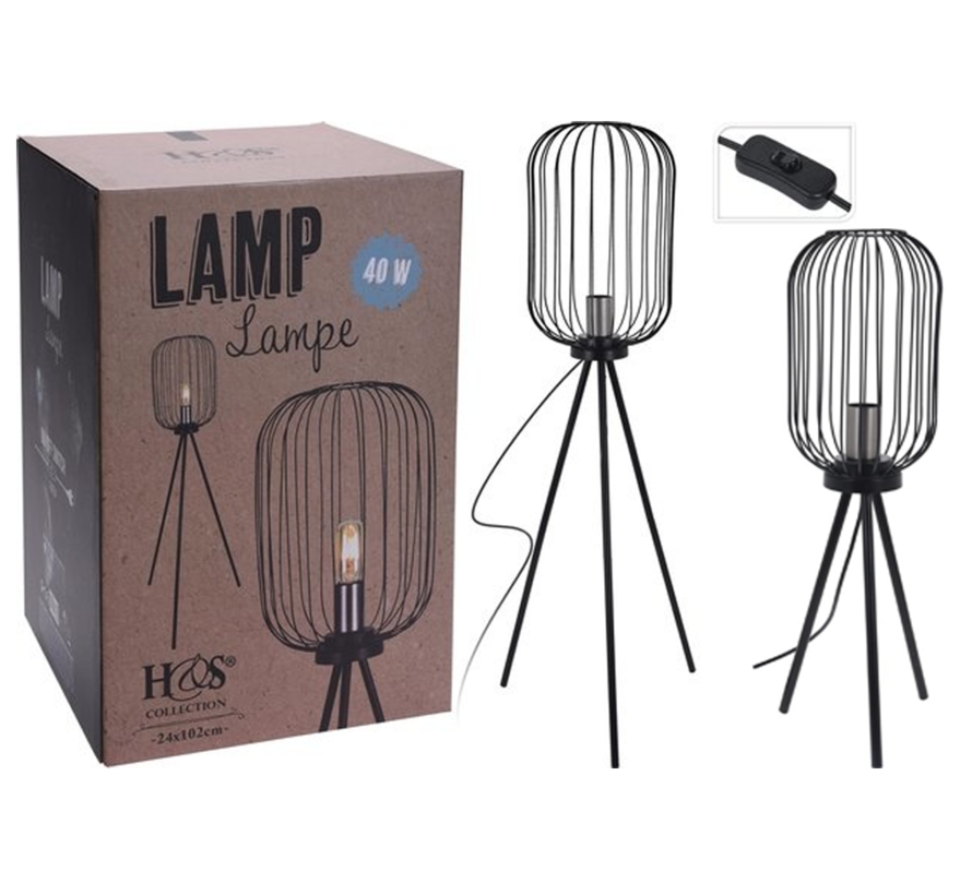 Lampadaire industriel SET de 2 - 143 cm et 60 cm