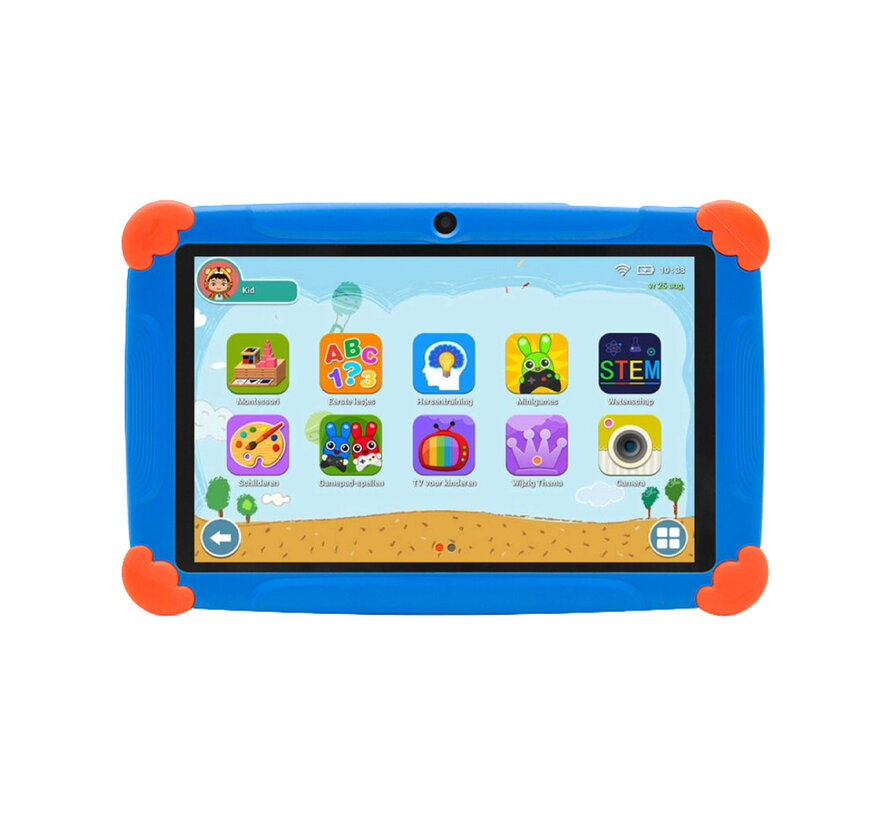 Tablette pour enfants Tenify - 100% Kidsproof - Etui - Bleu