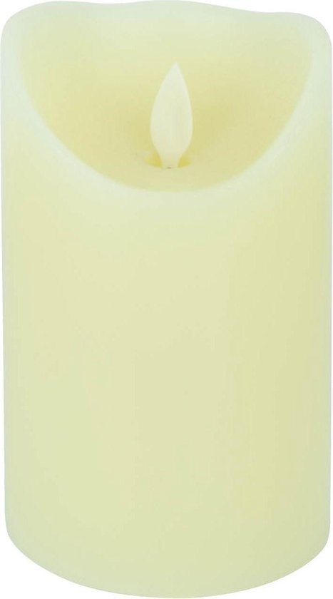O'DADDY® bougies LED avec flamme mobile - 12.5cm 8d - Avec minuterie et fonction dimmer - Bougies LED avec télécommande