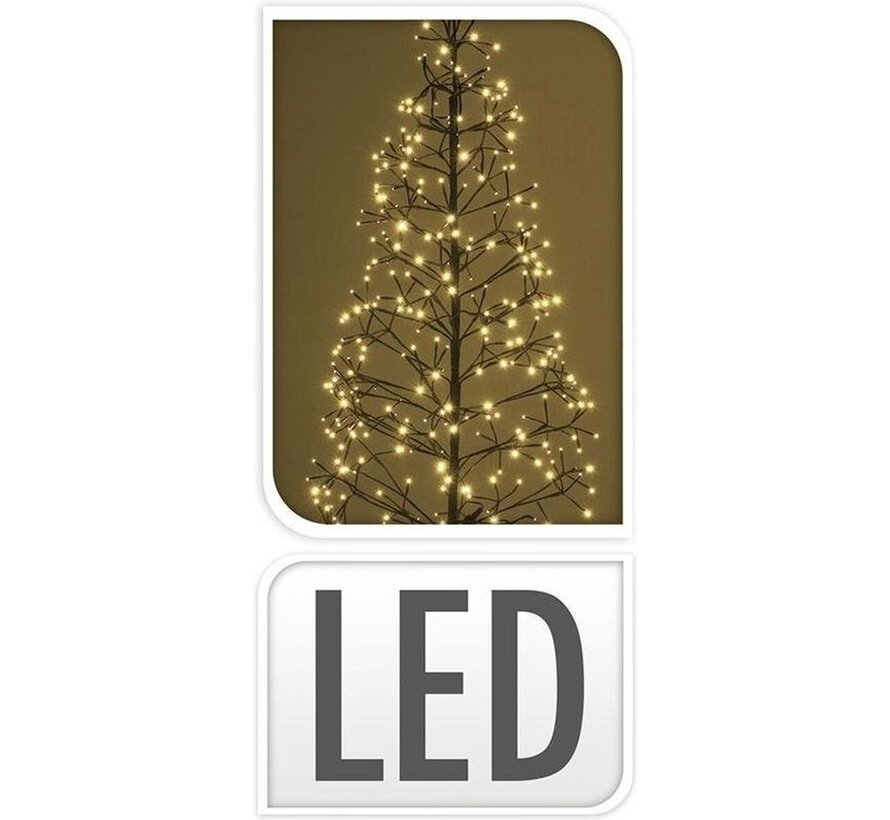 Sapin de Noël Ambiance avec 160 Led 120 Cm