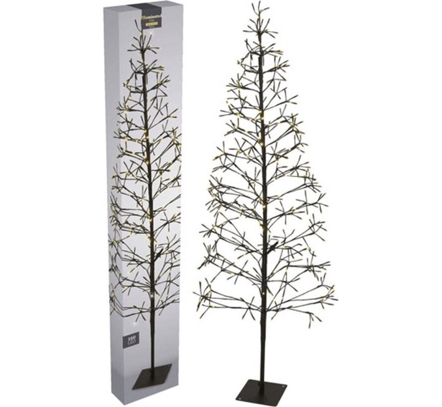 Sapin de Noël Ambiance avec 160 Led 120 Cm